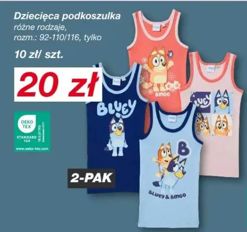podkoszulki dziecięce