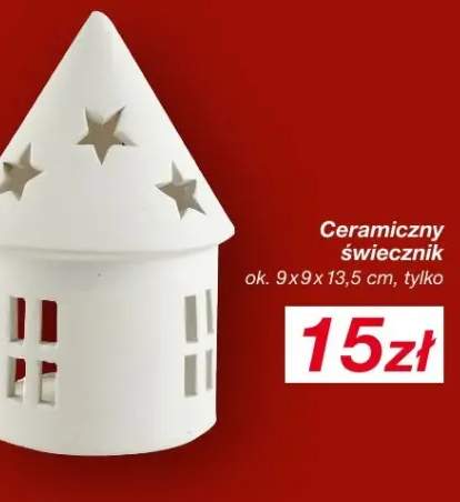 świecznik ceramiczny