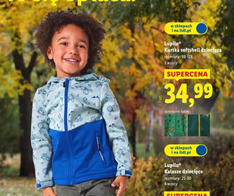 kurtka softshell dziecięca