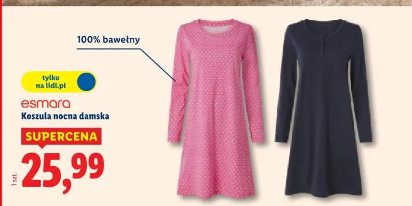koszula nocna damska