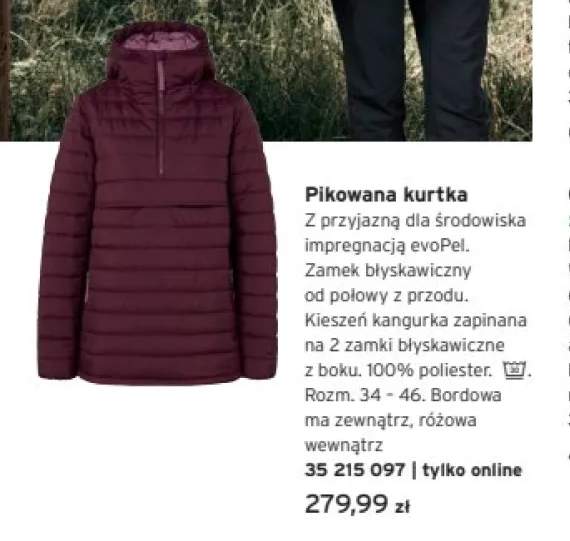 kurtka pikowana damska