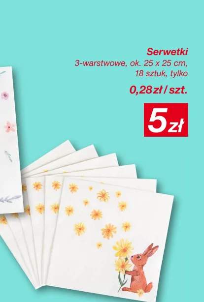 Serwetki 3-warstwowe