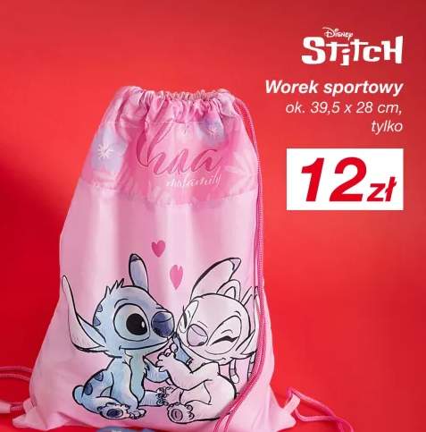 Worek sportowy Stitch