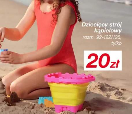Dziecięcy strój kąpielowy rozm. 92-122/128