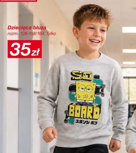 Bluza dziecięca SpongeBob rozm. 128-158/164