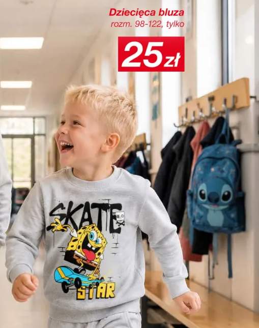 Bluza dziecięca SpongeBob rozm. 98-122