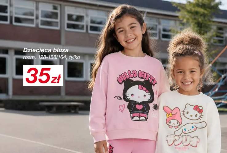 Dziecięca bluza Hello Kitty rozm. 128-158/164