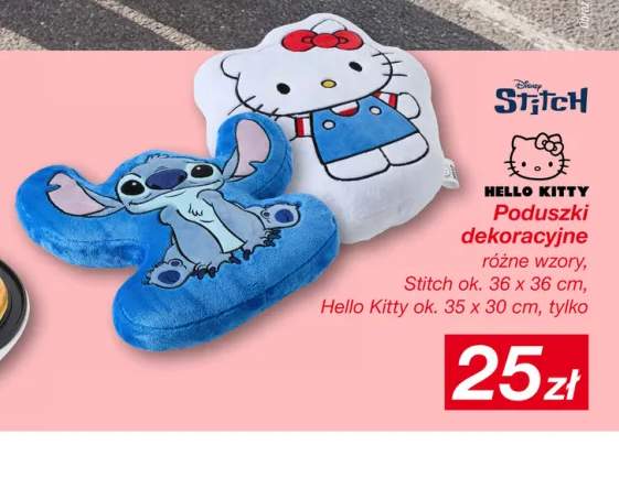Poduszka dekoracyjna Disney Stitch 36x36 cm +1 wariant