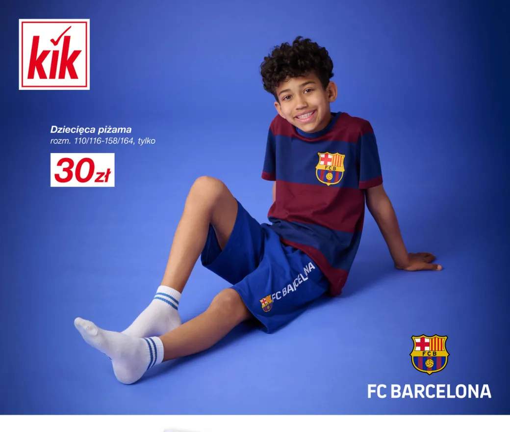 Piżama dziecięca FC Barcelona