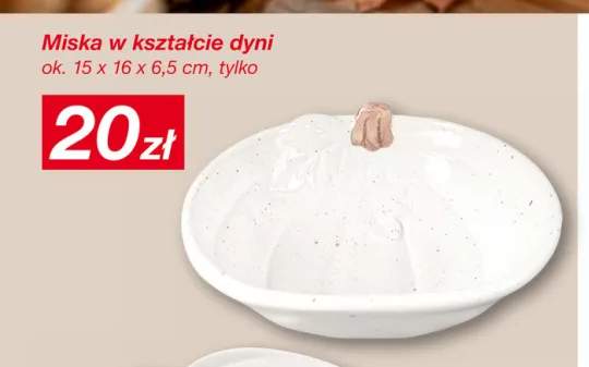 Miska w kształcie dyni