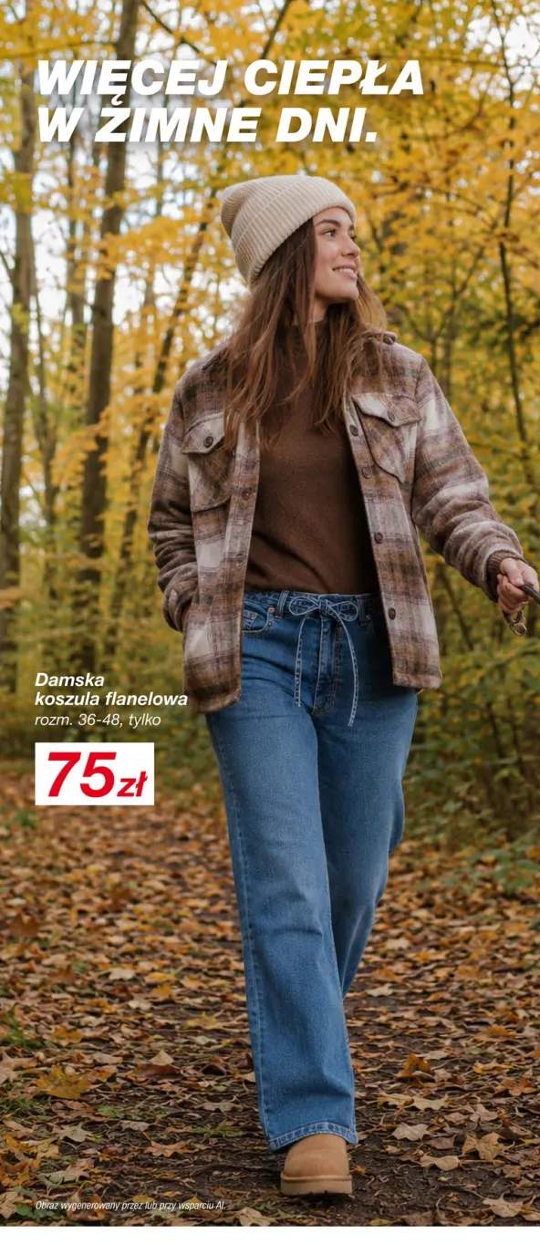 Damska koszula flanelowa