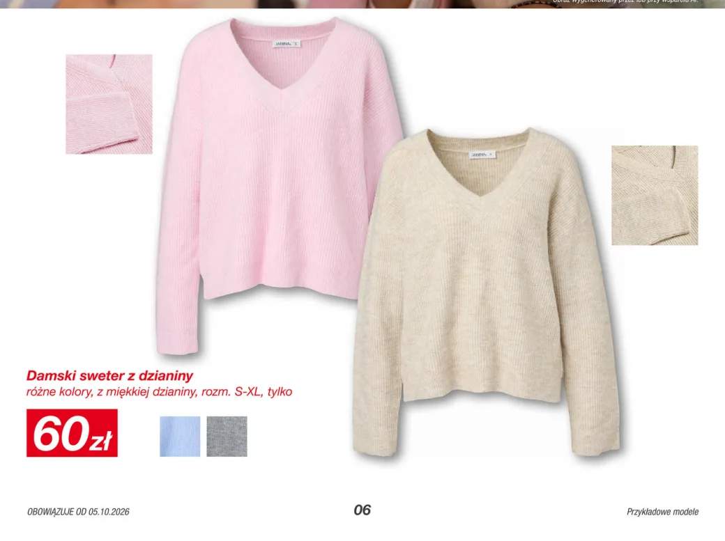 Damski sweter z dzianiny Janina