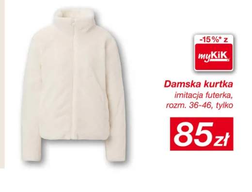 Damska kurtka imitacja futerka