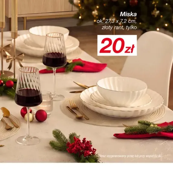 Miska złoty rant